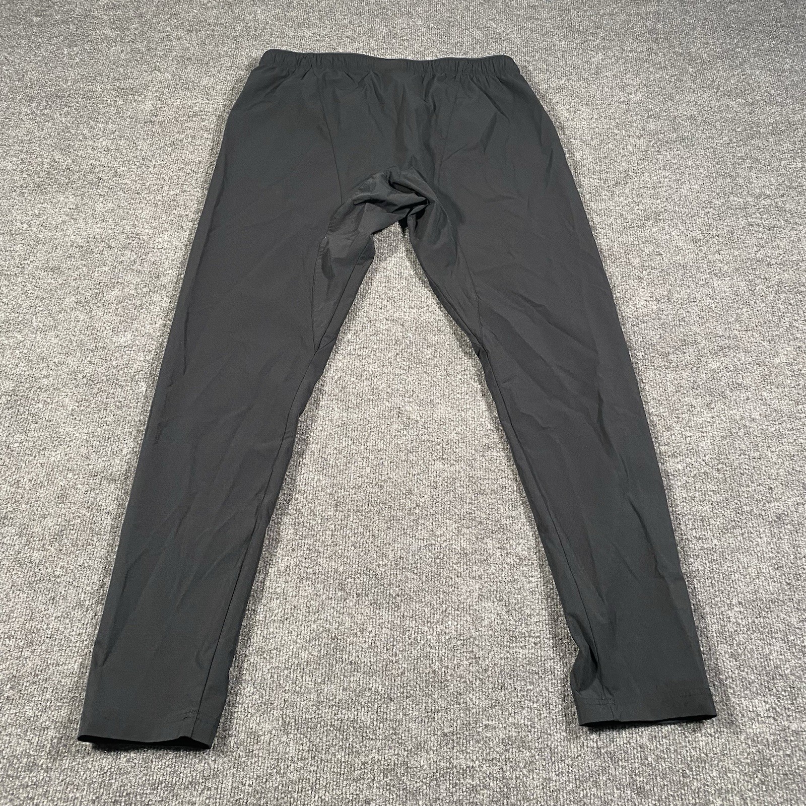 Paskho Pants Mens M Black Tech Minimalist Performance Stretch 32×32 Windbreaker