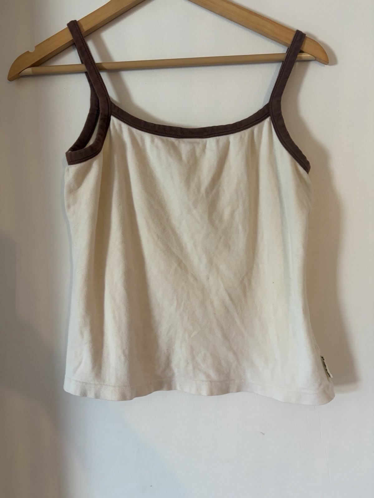 Hatley Women’s Tank Top Black Bear On Tan (size Medium)