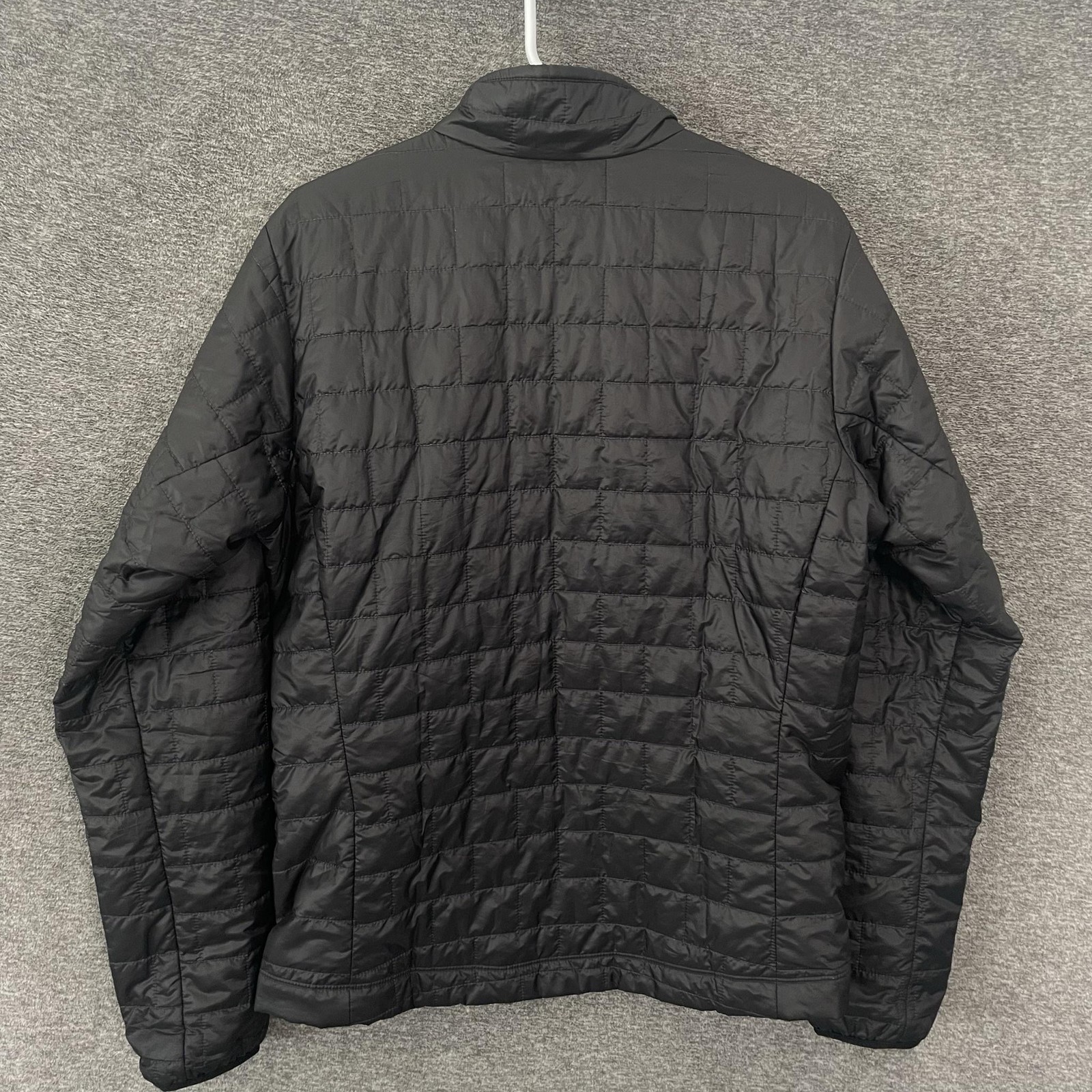 Patagonia Nano Puff Jacket Mens Large Black Quilted Insulated Full Zip Puffer
