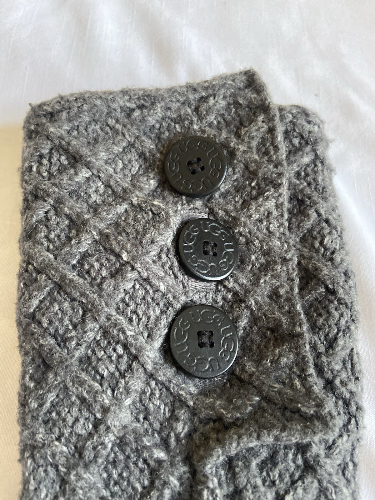 UGG Cardy Gray Knit Sweater Boots – Women’s Size 5 – Style 3066