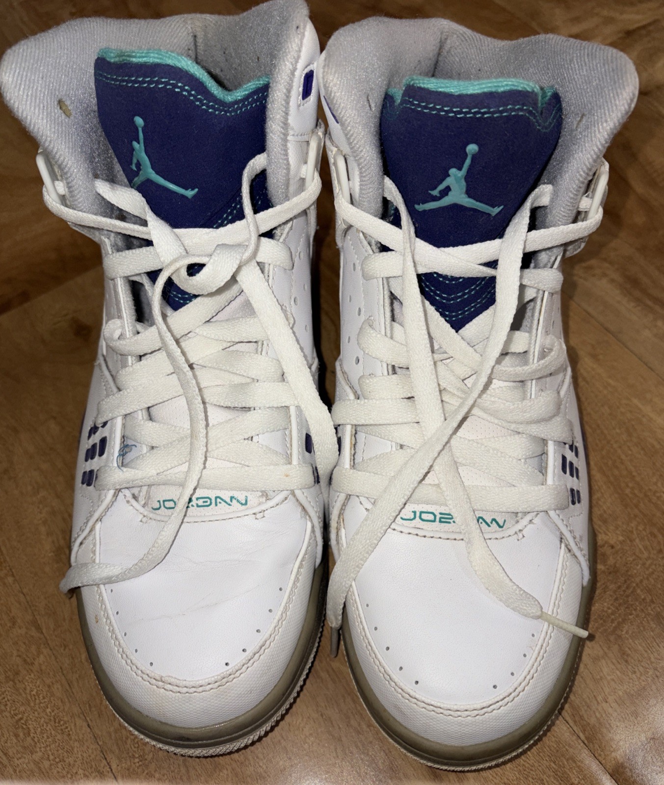 Nike Jordan SC-1 Grape Men’s Size 8 White Purple Green 538698-109