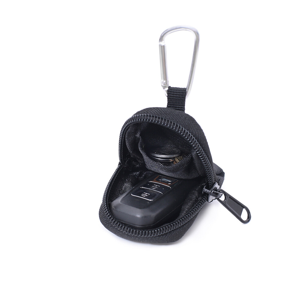 Mini Utility EDC Pouch Tactical Keychain Zipper Holder Key Wallet Coin Purses