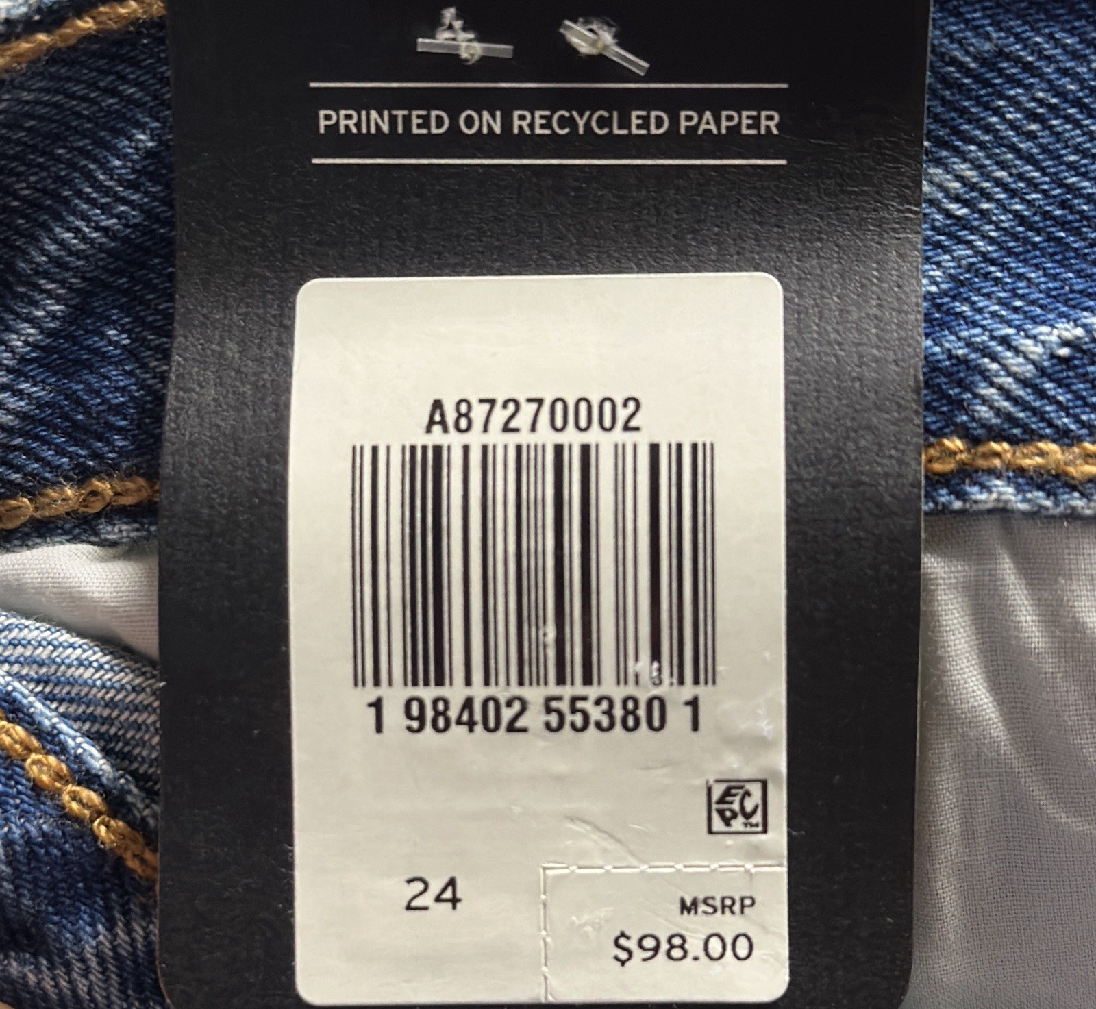 Levi’s Premium Side Slit Icon Long Skirt