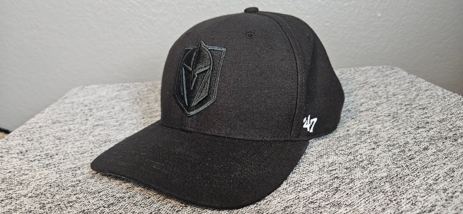 ’47 Brand Vegas Golden Knights Hat Black Logo NHL