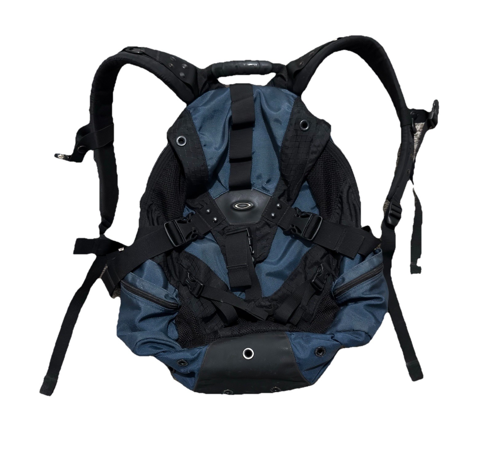 Vintage OAKLEY ICON Backpack Rucksack Tactical Black Y2K RARE Kitchen Sink Motor