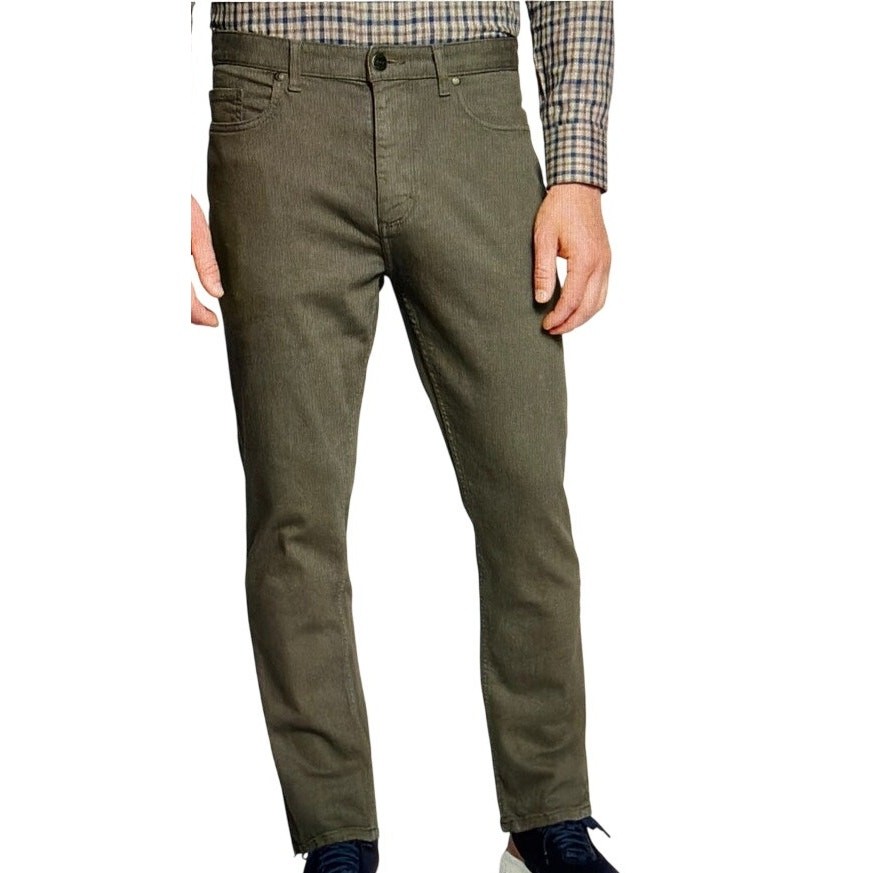Johnston & Murphy Men’s Denim Jeans Moss Wash Size W36 L32″ Regular New