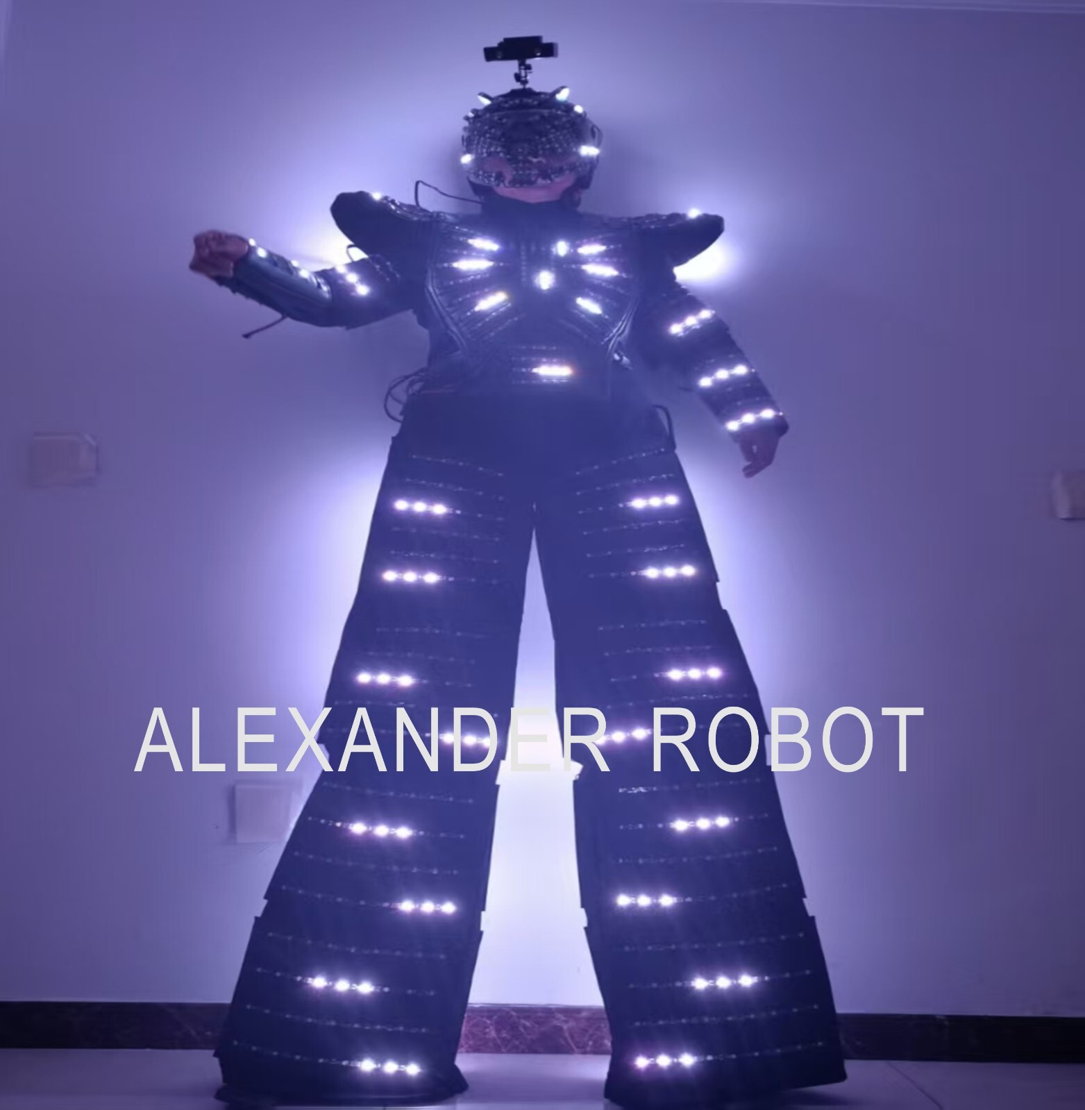 full Light Robot Costume Suits Jacket -Included A Jacket and Control,shipping