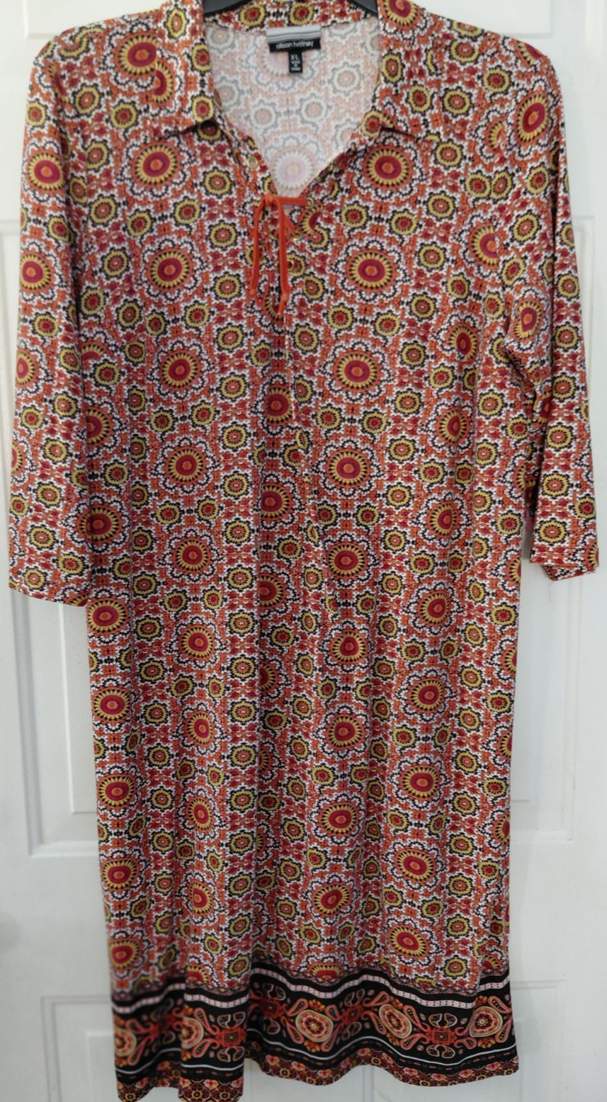Allison Brittney Multi-Patteren Dress