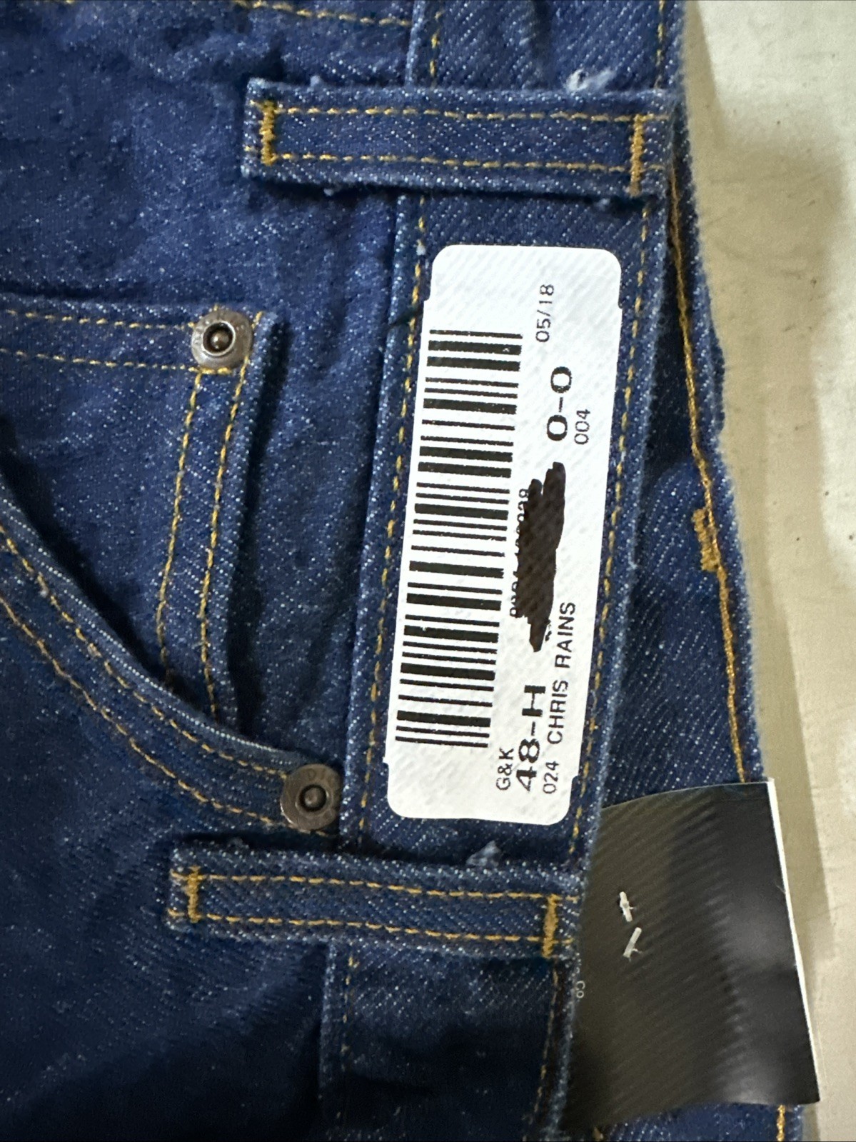 NEW Dickies Work Jean Size: 33UL PN: C993RNB