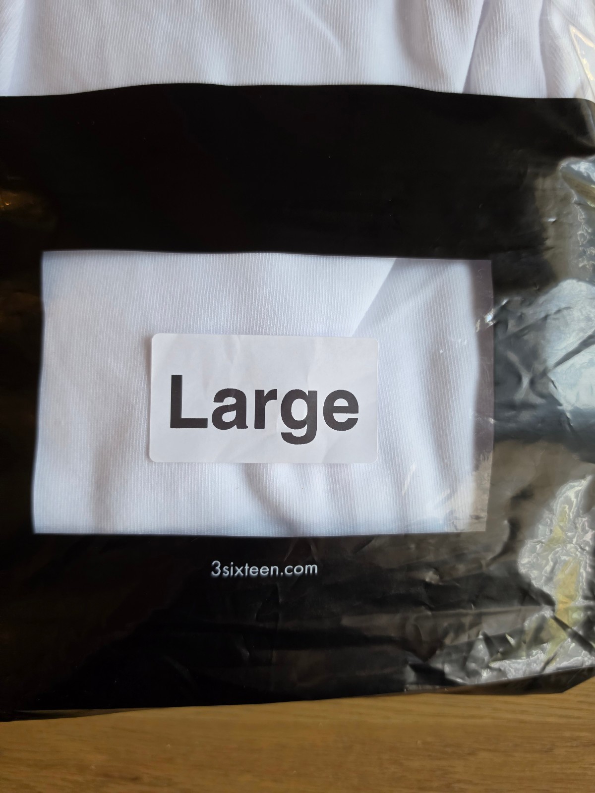 3sixteen Mens 2 Pack Heavyweight White Short Sleeve T-Shirts NEW Size Large