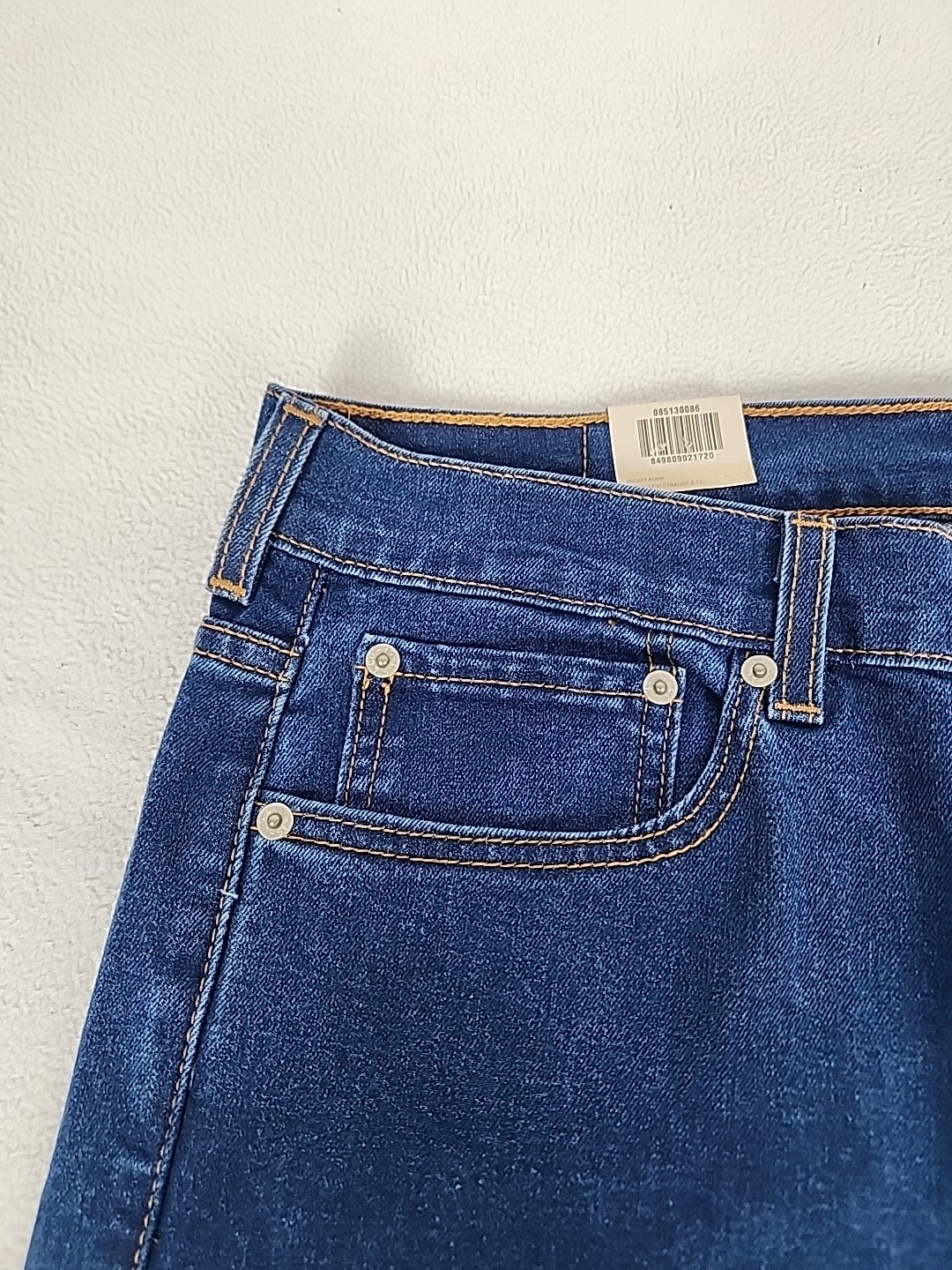 Levi’s 513 Slim Zip Fly Straight Leg Denim Jeans 34X32 Men’s Medium Blue Stretch