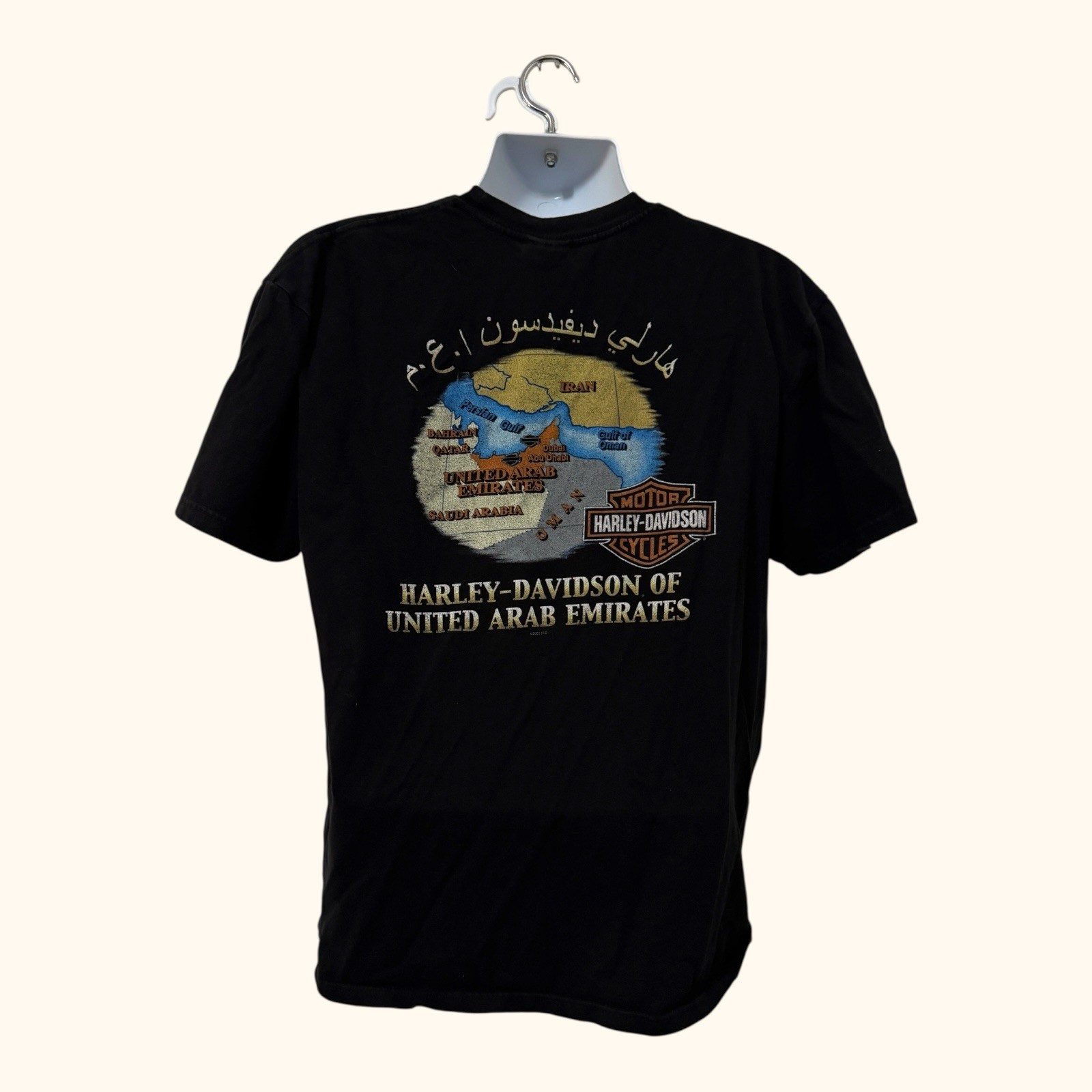 Harley Davidson United Arab Emirates Men’s Tshirt Size XL Black