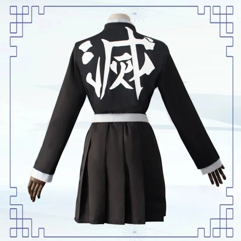 Clothes Halloween Anime Kanroji Mitsuri Cosplay Costume Kimono Haori Dress Wig