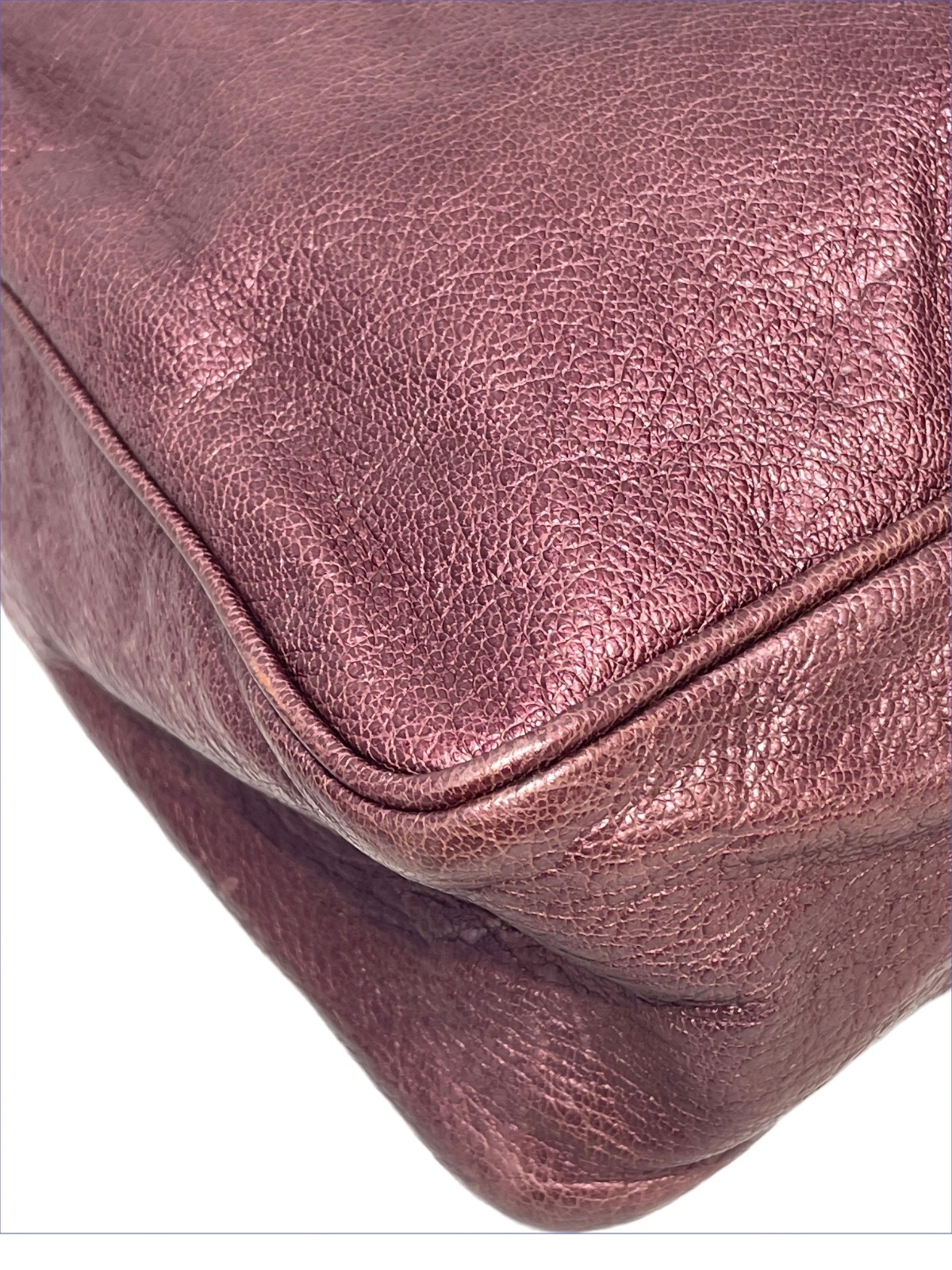 Bottega Veneta 2000’s Tote Bag Burgundy Leather Used