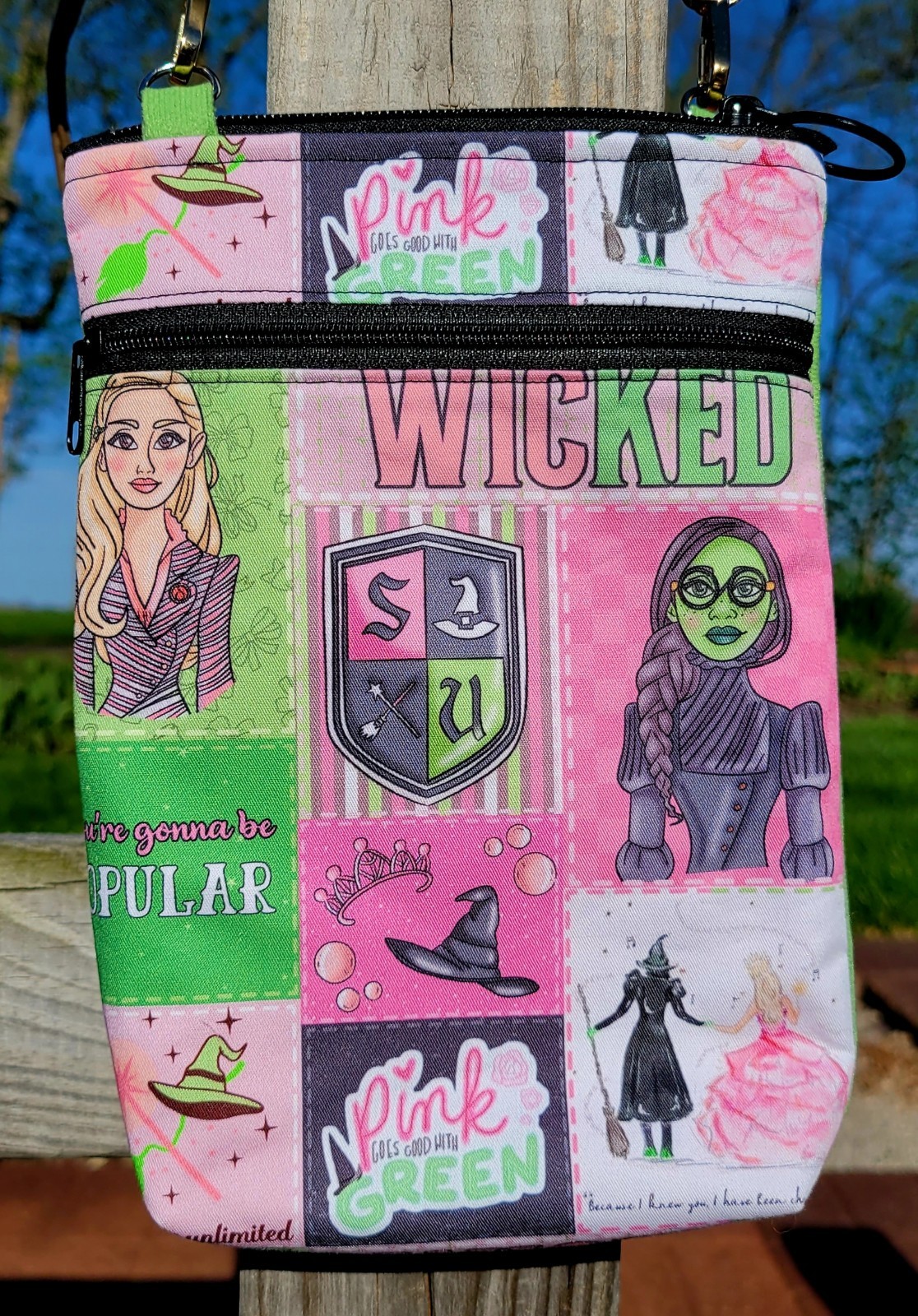 Wicked Handmade Purse Crossbody Bag