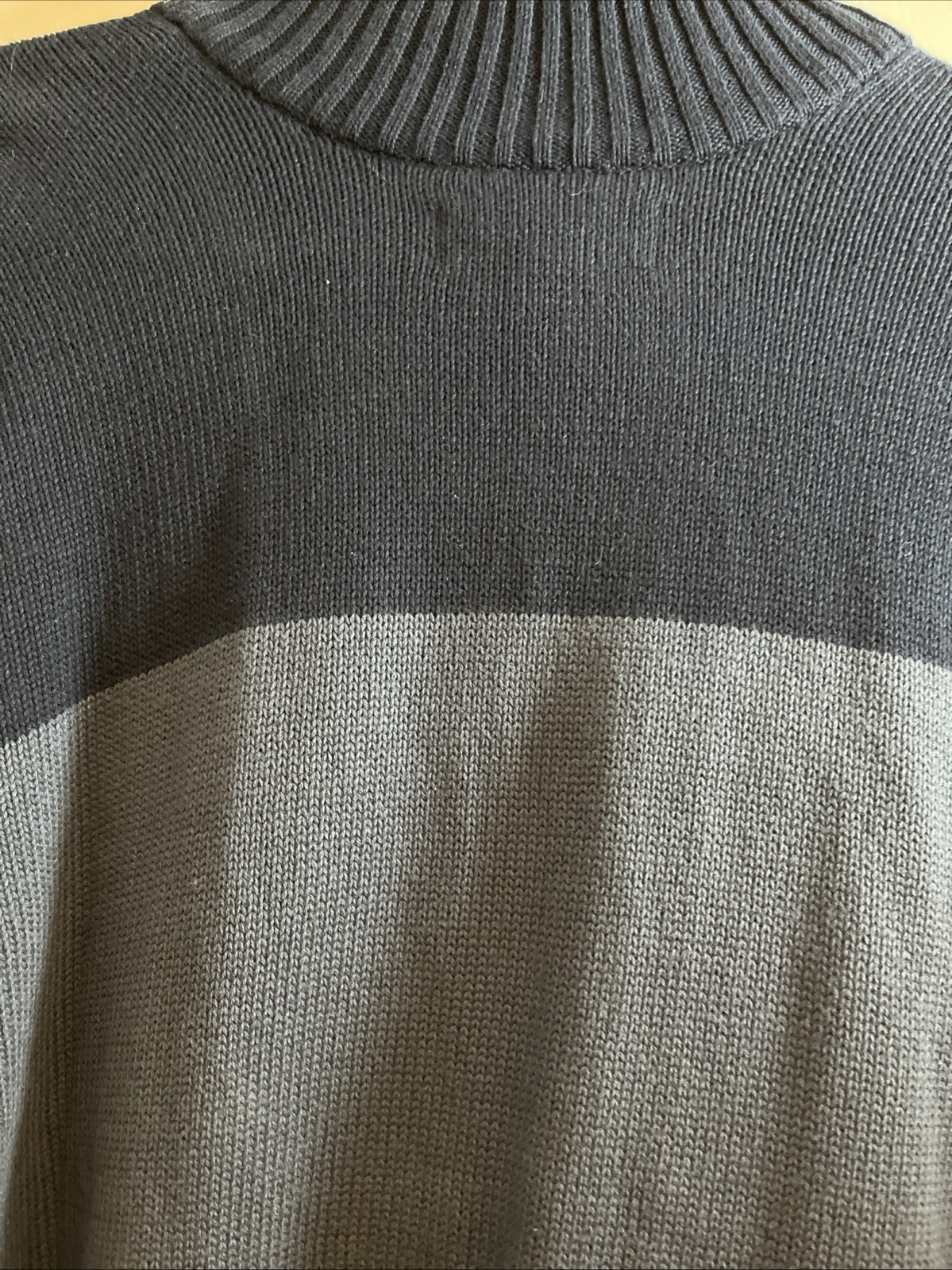 NWT Eddie Bauer Men’s Navy Blue Pullover Sweater Size Large, 100% Cotton