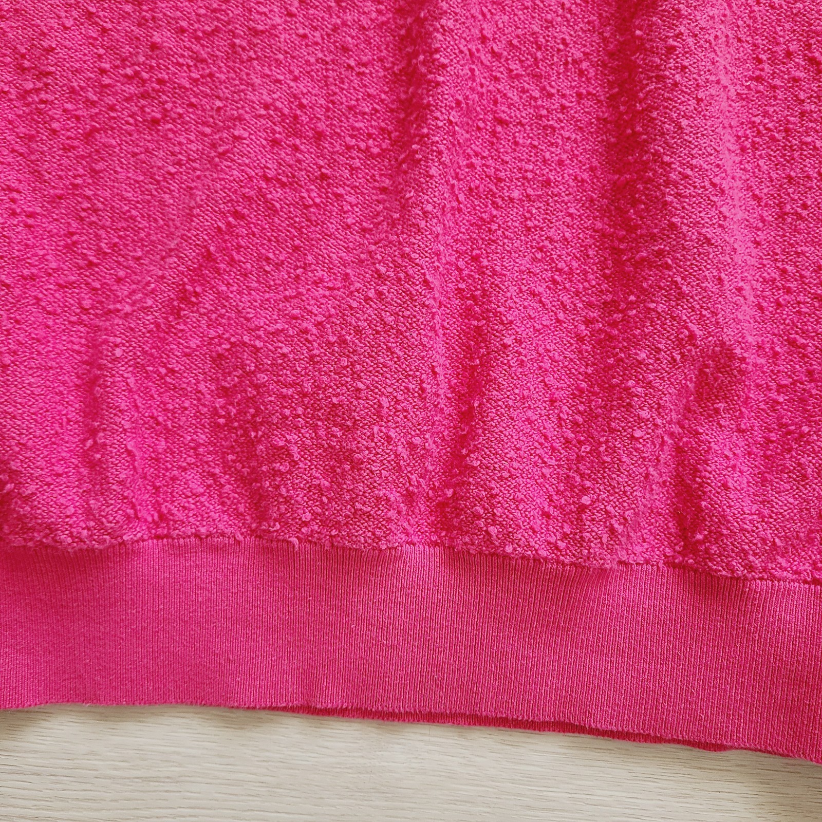 Free People Found My Friend Pullover S Pink Pebbled Textured Dolan Sleeve…