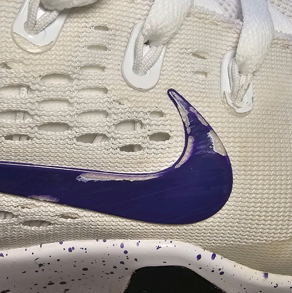 Nike Kobe 9 Elite Low EM Protro White/Court Purple Mens Size 7.5 – IH1401-100