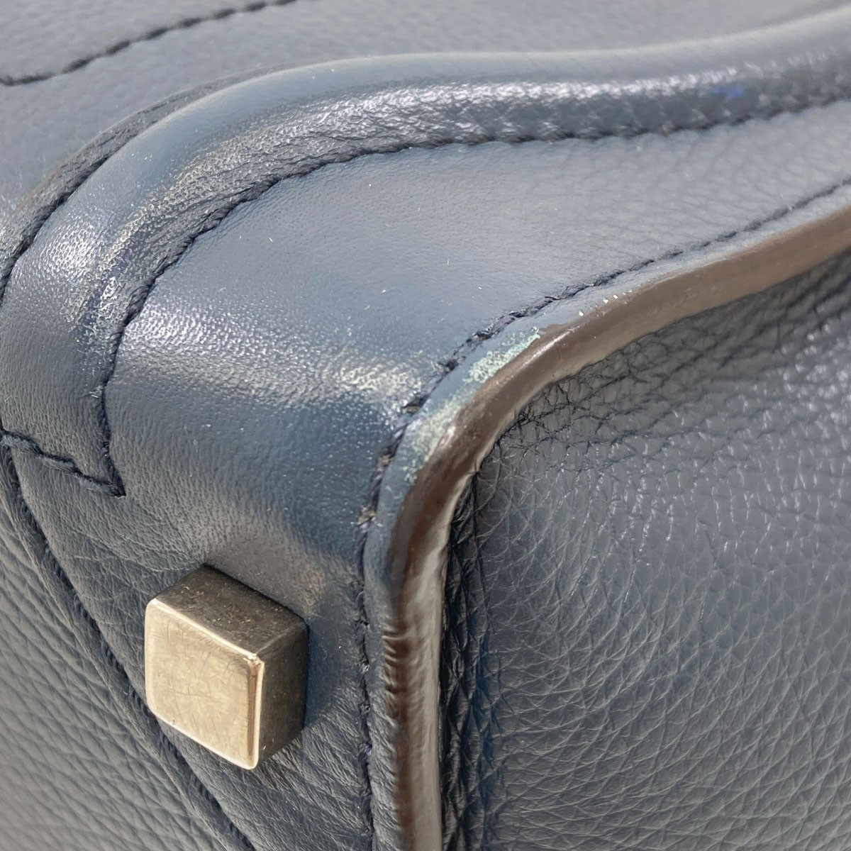 CELINE Luggage micro Tote Bag Calf Ladies [Used]