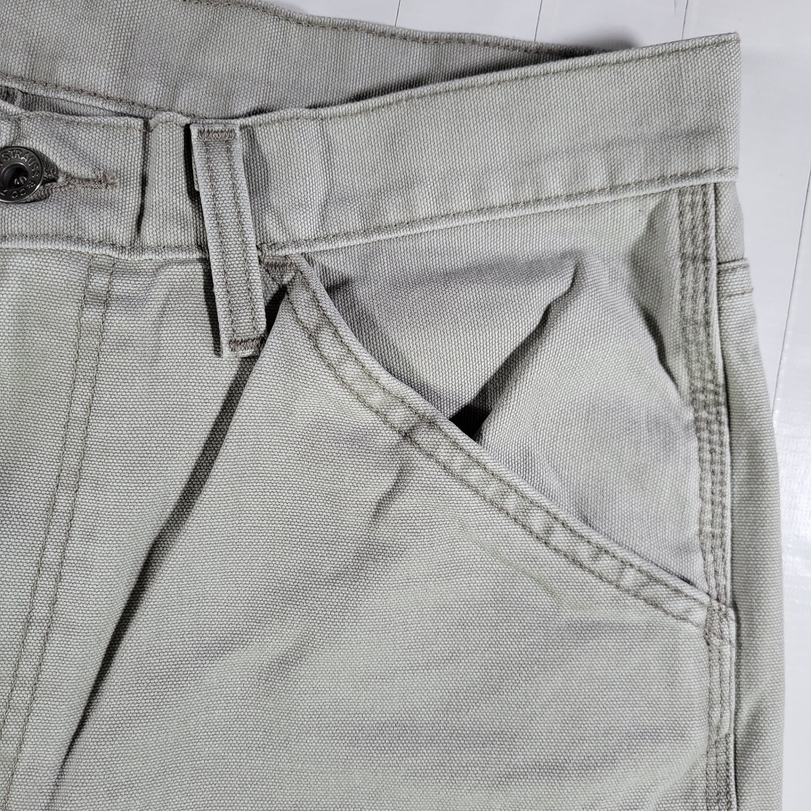 Levis 568 Double Knee Jeans 32×32 Carpenter Utility Loose Straight Men’s Gray