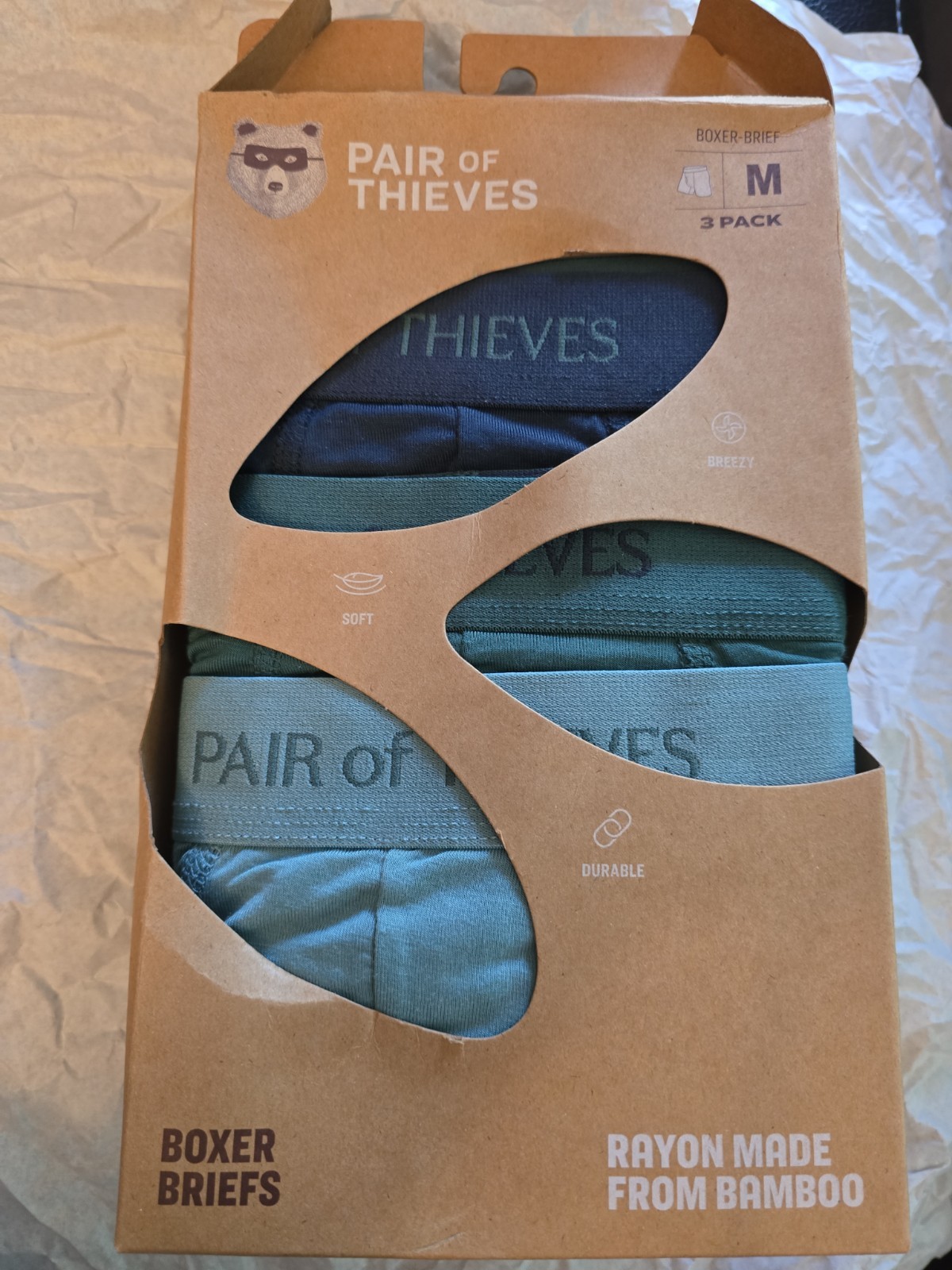 Pair Of Thieves 3 Pack Men’s Med