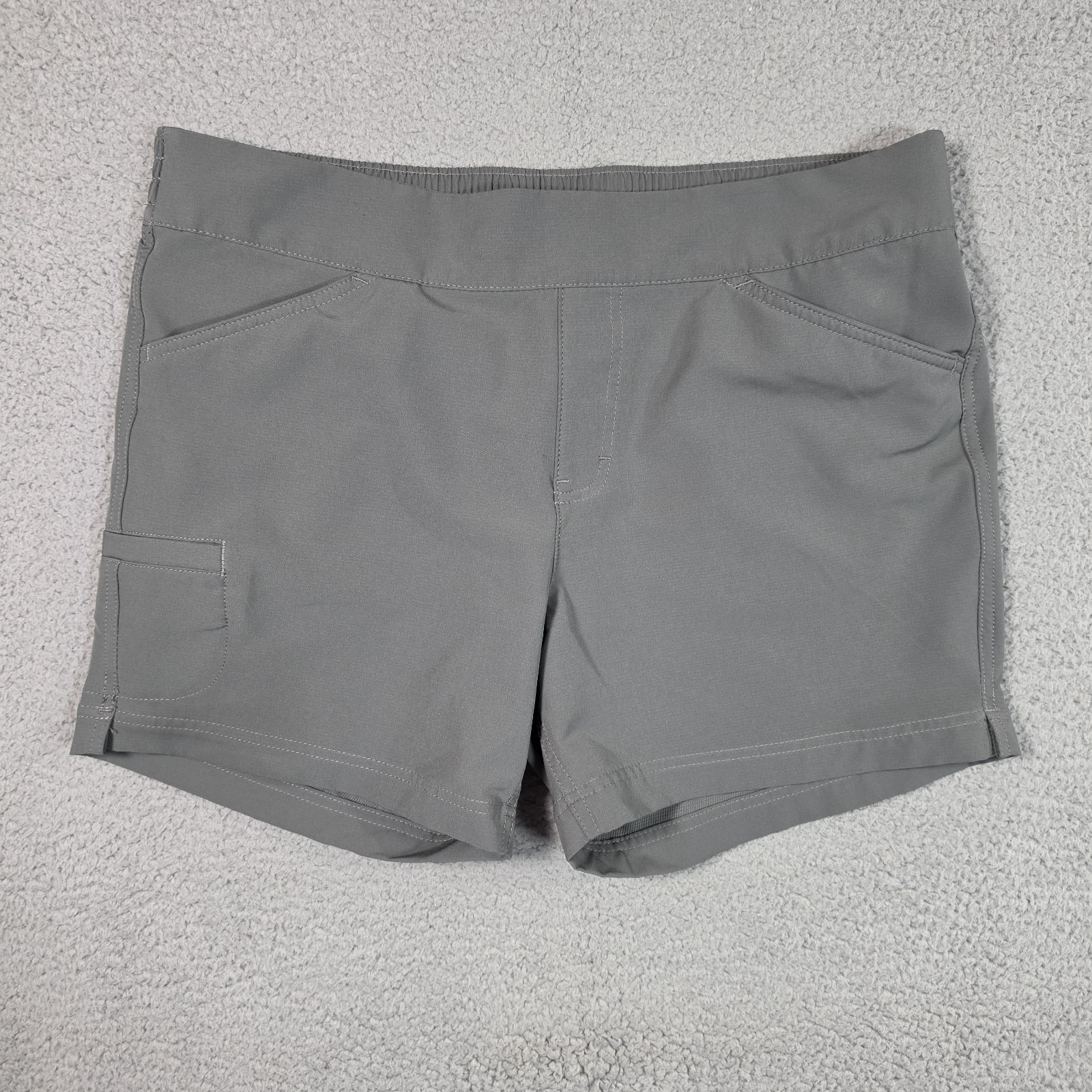 Dickies Cooling Temp IQ Cargo Shorts 12 Gray Stretch Utility Performance Golf