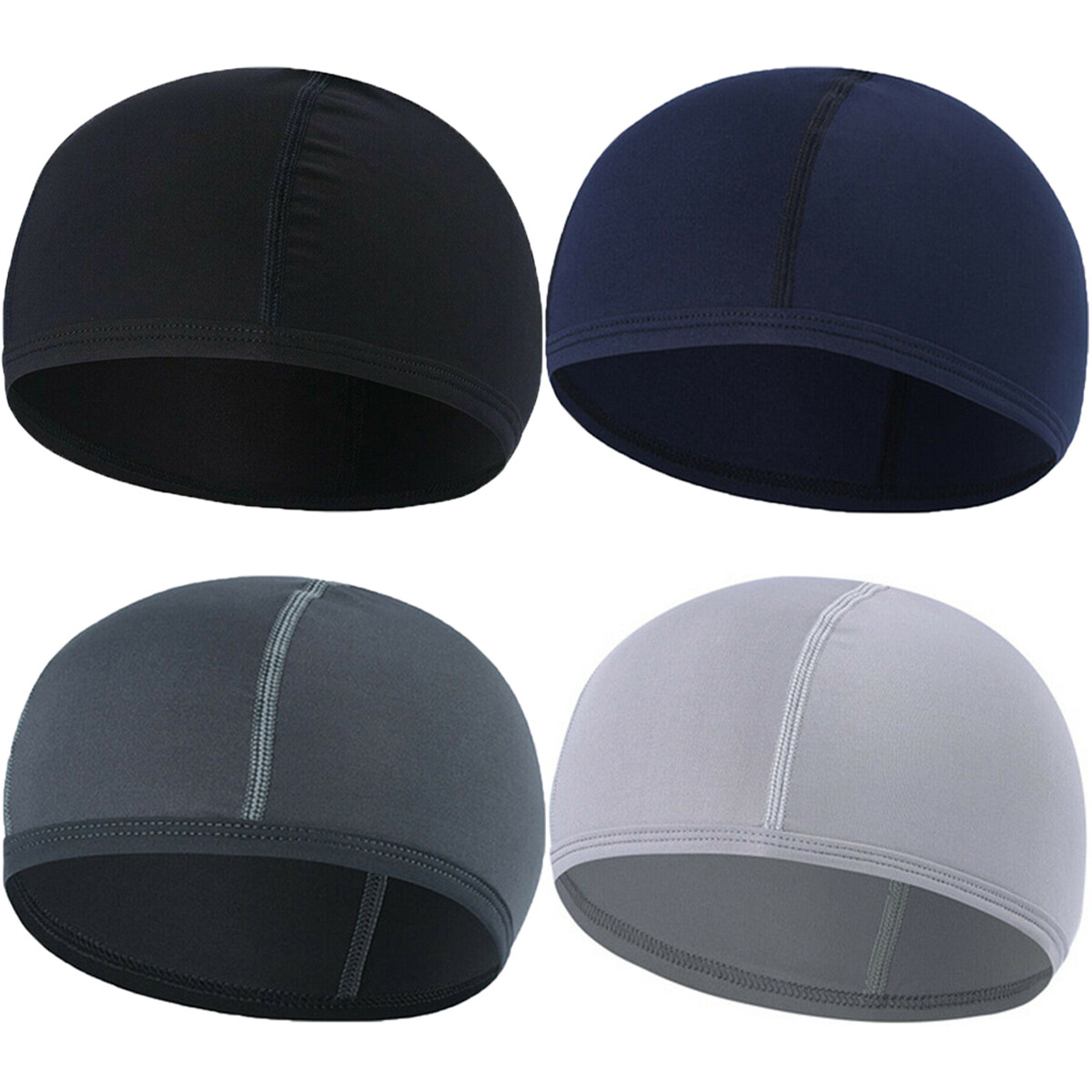 Cooling Skull Cap Helmet Liner Beanie Mesh Cycling Running Hat Fits Under Helmet