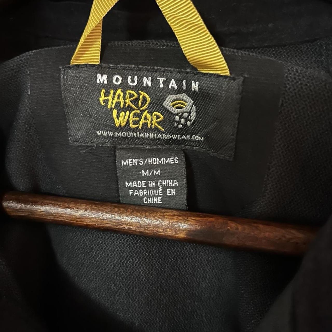Mountain Hardwear Black Embroidered Logo Outdoor Zip Up Jacket