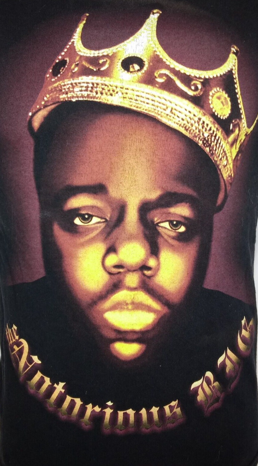 NOTORIOUS B.I.G. Tshirt Mens S Music Rap 90s Classic