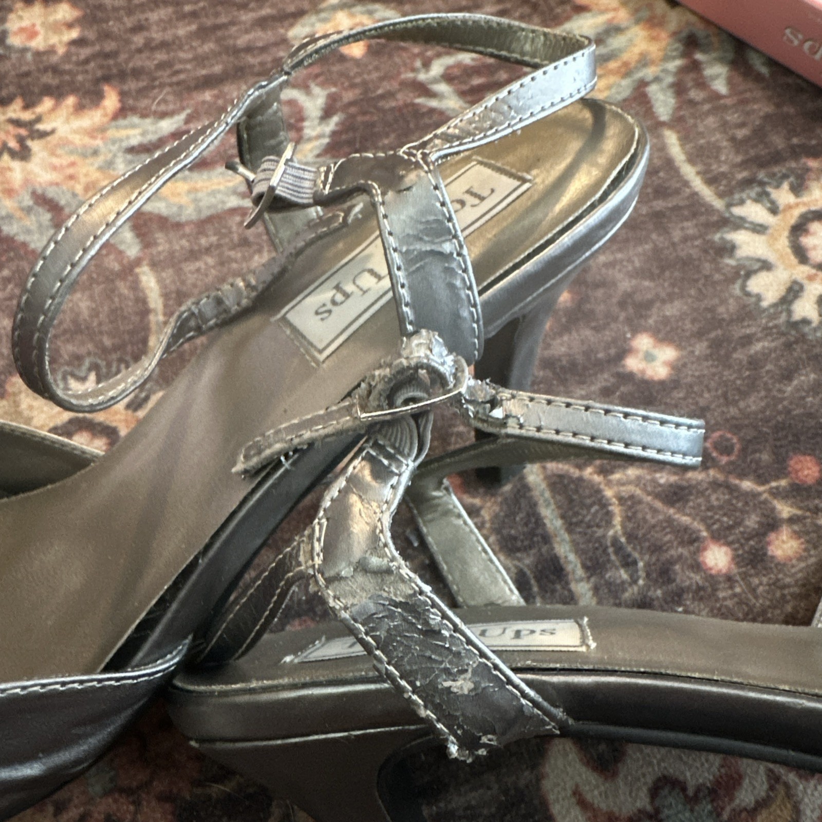 Touch-Ups by Benjamin Walk Women’s “Asher” Dress Heels Gunmetal 9 WIDE
