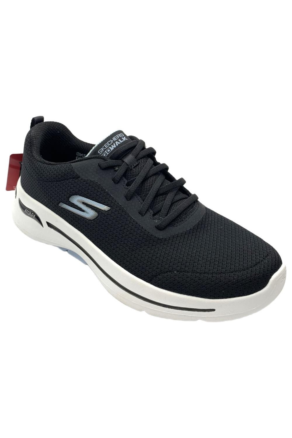 Skechers Women’s Elinda Arch Fit Washable Bungee Sneakers Black