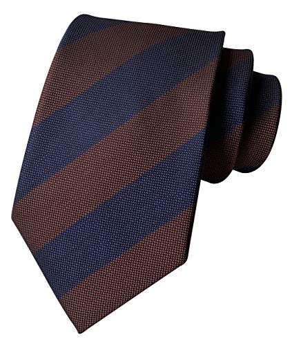 Men’s Striped Gingham Check Pattern Ties Business Formal Designer Neckties