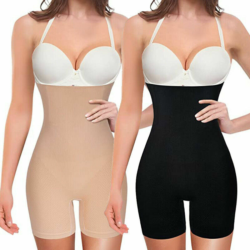 Super Higher Power Shapewear High Waist Shorts Mid Thigh Body Shaper Fajas Pants