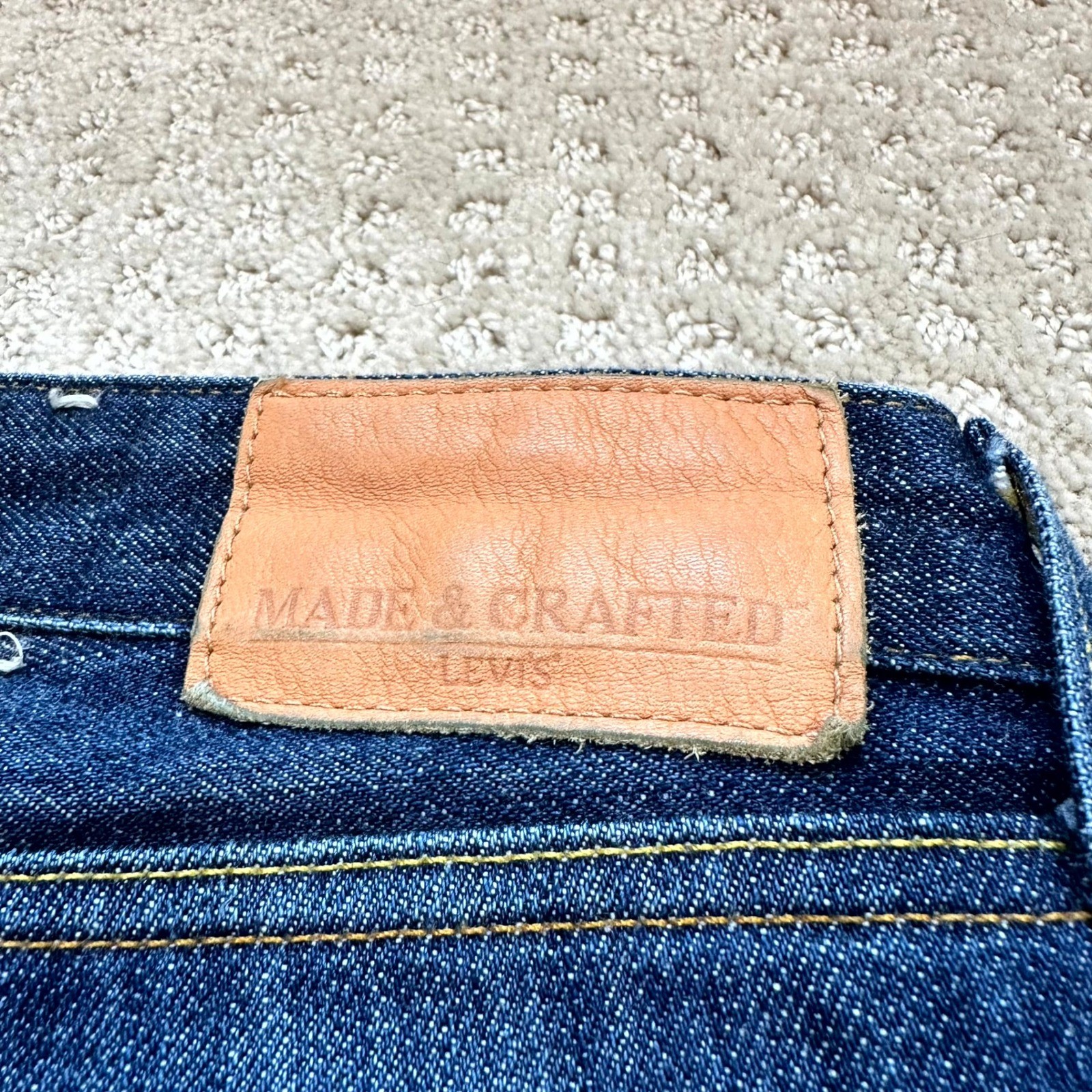 Levi’s Made & Crafted Jeans Thumbtack Slim Tapered Indigo Blue W34 L32 59131