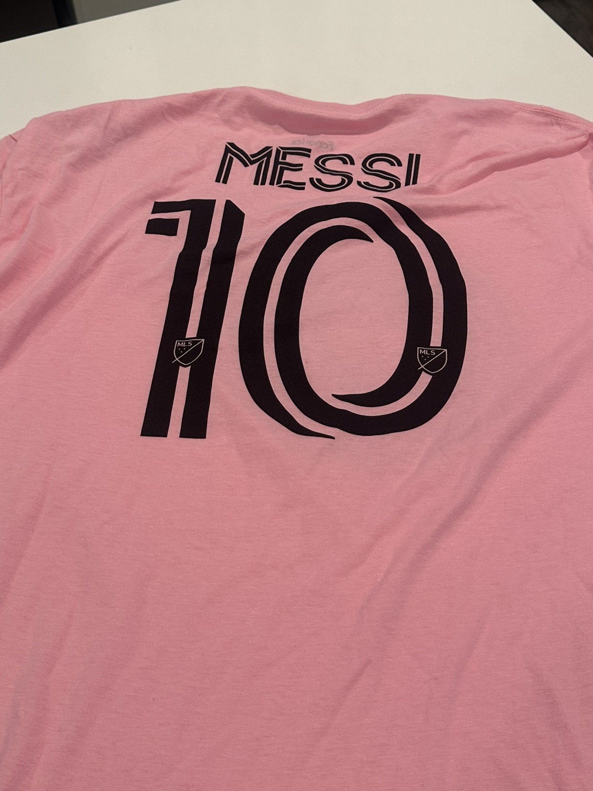 Men’s Fanatics MLS Inter Miami Messi shirt Officially Licensed Pink SZ 2XL NWT
