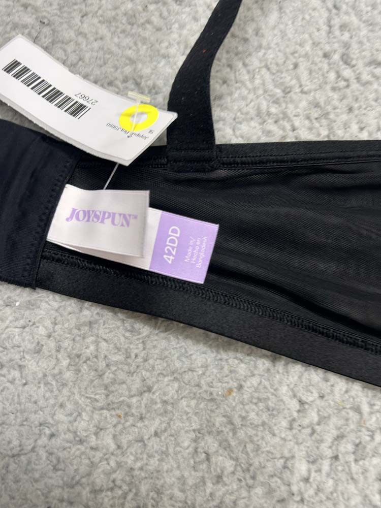 Joyspun Bra 42DD Unlined JS660 Full coverage Sheer Mesh Balconette