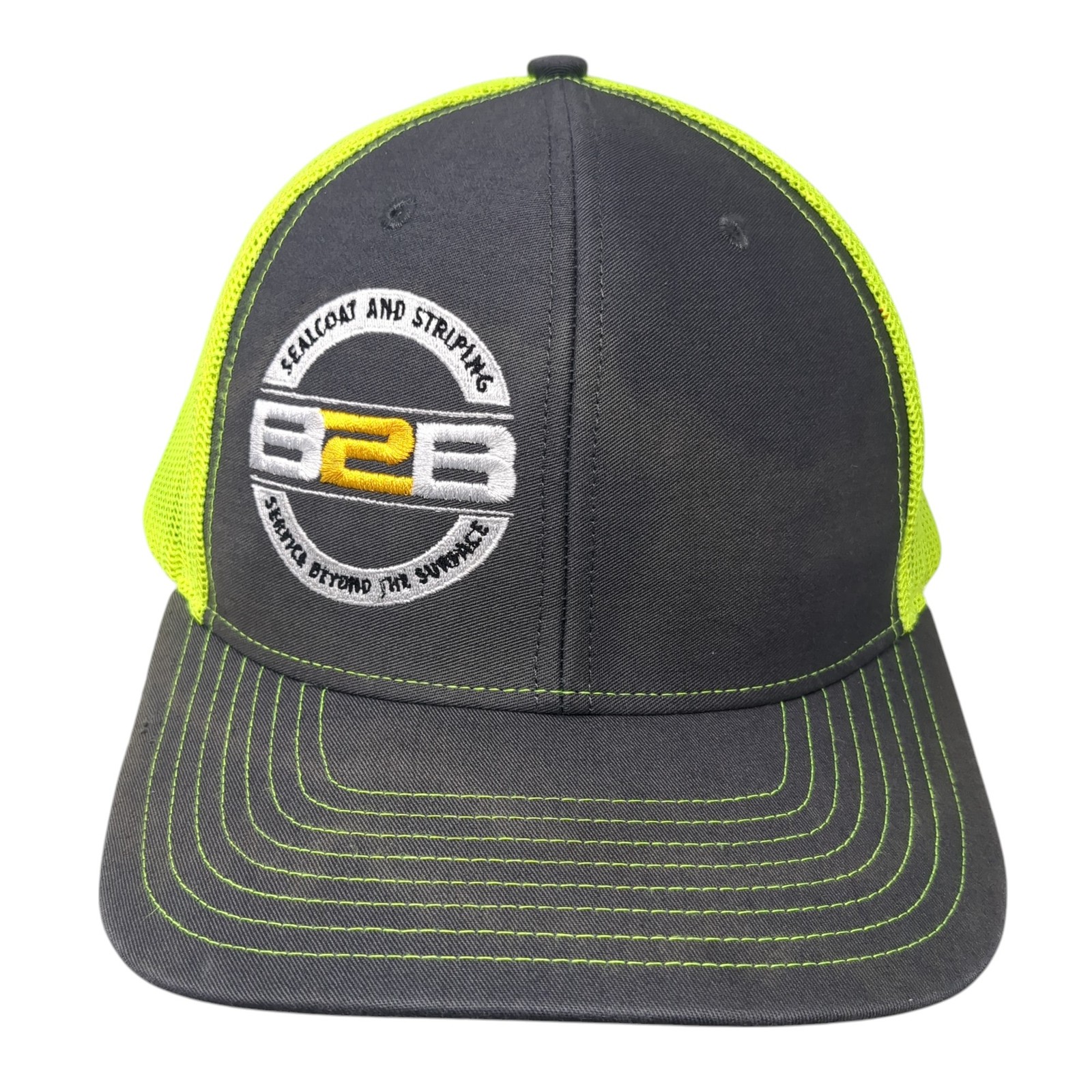 B2B Sealcoat And Striping Service Beyond The Surface Trucker Hat Multicolor OS