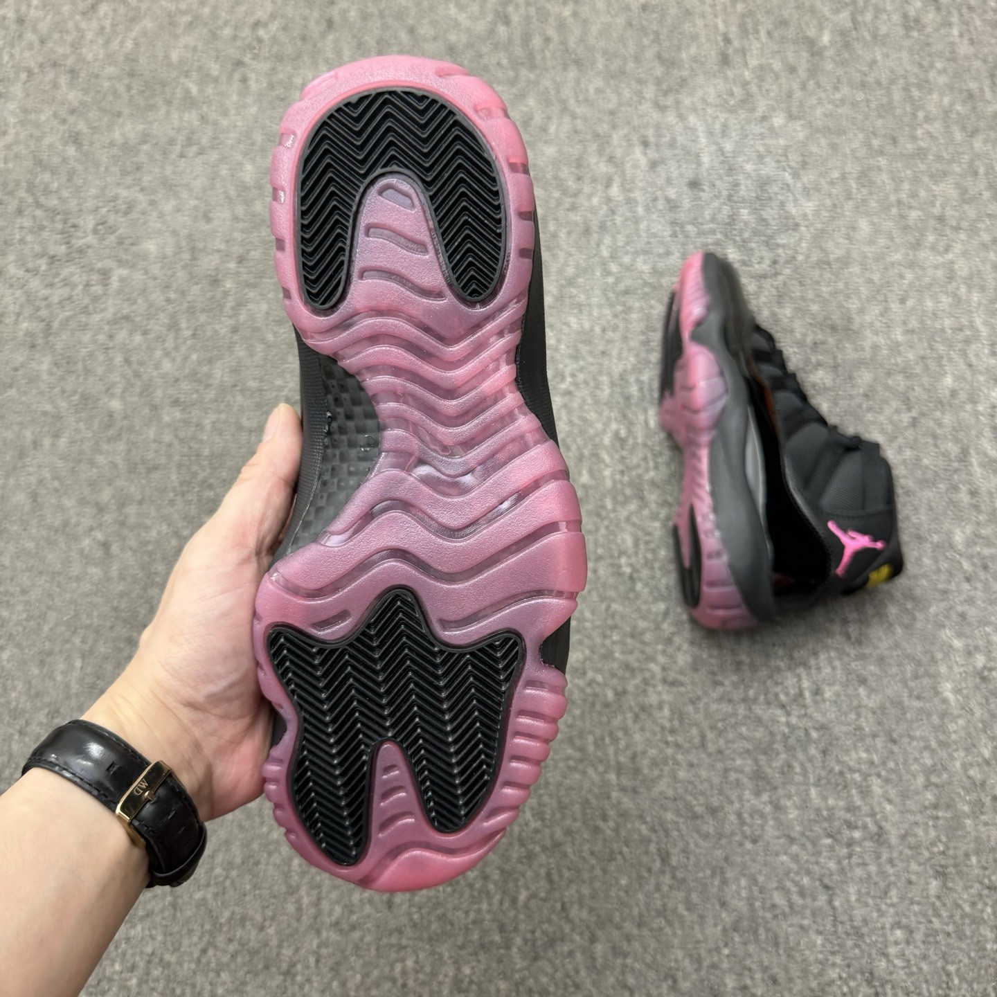 With Box New AJ 11 Retro Pink Black Men’s Shoes Size US 4-13 CT8012-500