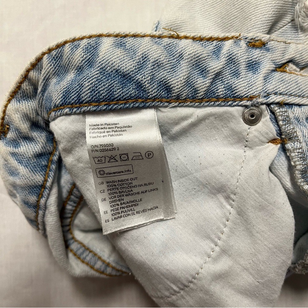 Distressed Denim Shorts
