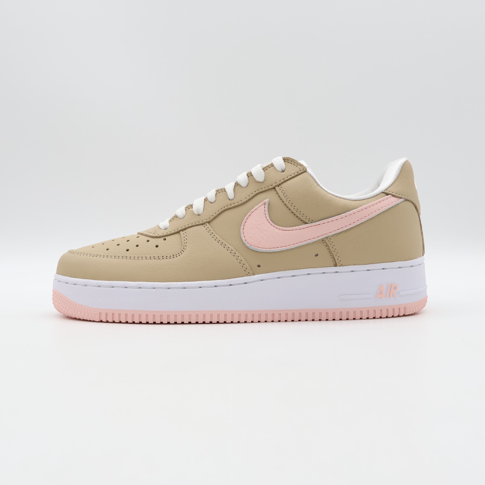 845053-201 Nike Air Force 1 Low Retro Linen Atmosphere True White Pink (Men’s)