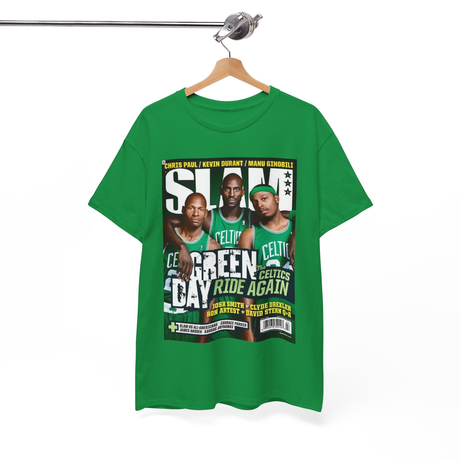 Celtics Slam Kevin Garnett Ray Allen Paul Pierce Unisex T Shirt