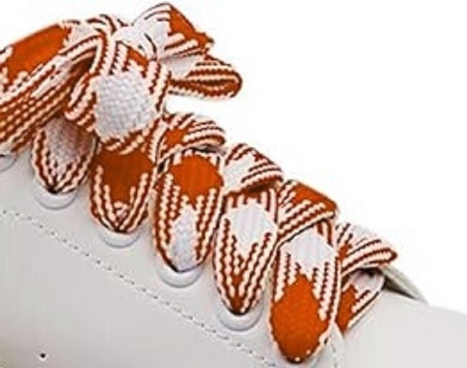 NEW Fat Wide Shoelaces Diamond Plaid Checkered 1.5cm Wide and 54 in & 45 in Long
