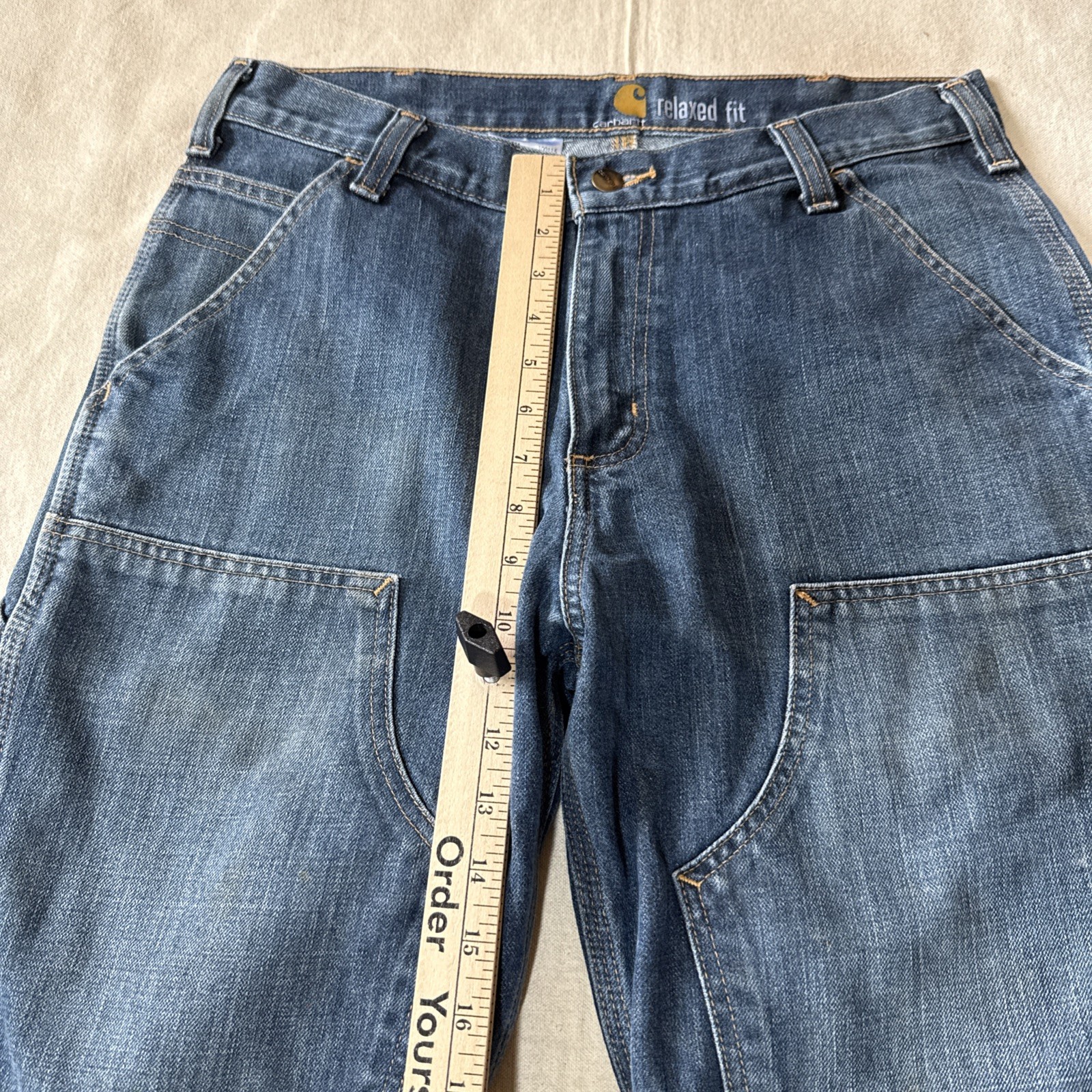 Vintage Carhartt Double Knee Carpenter Jeans Made In Mexico