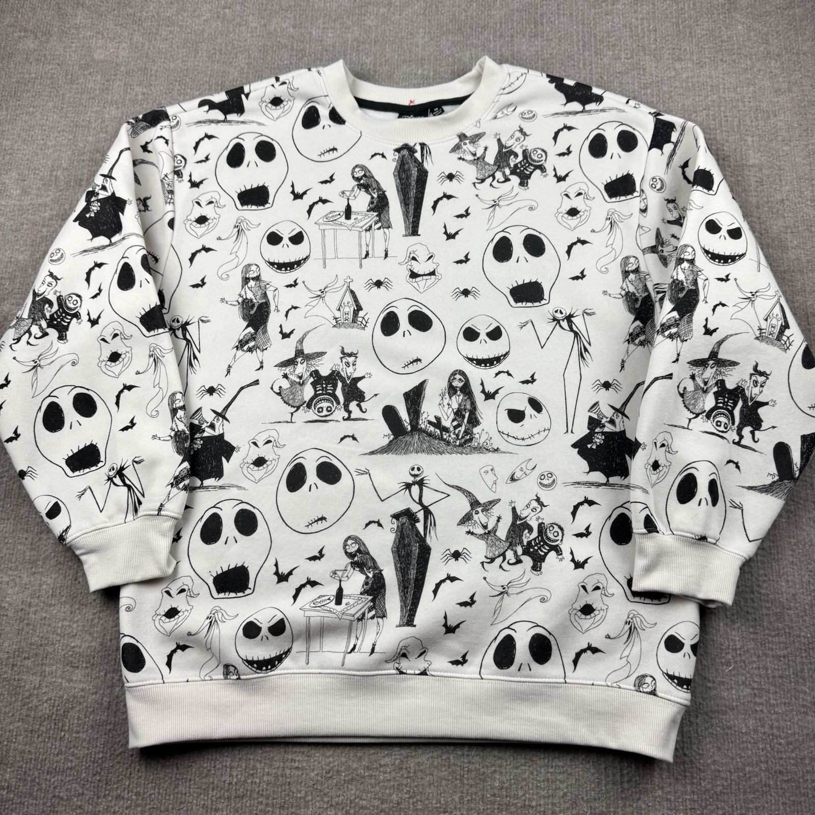 The Nightmare Before Christmas Shirt Sweater AOP Halloween Spooky Disney Medium