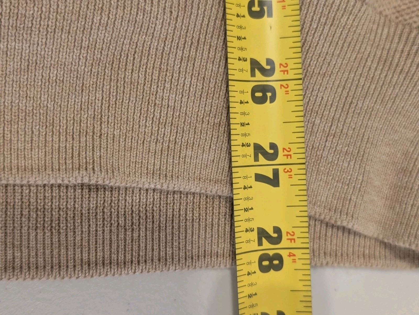 Polo Ralph Lauren Tan / Lt Brown Long Sleeve Crew Neck Sz XL