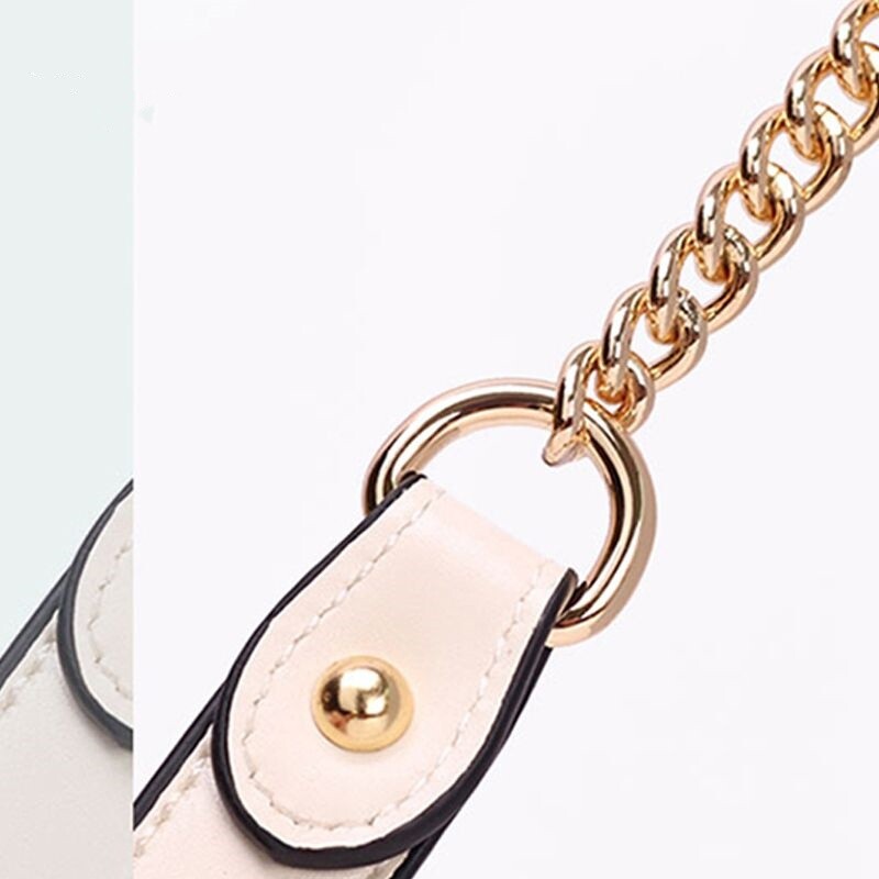 Metal Leather Chain Replacement Crossbody Shoulder Handbag Bag Strap 58CM-200CM