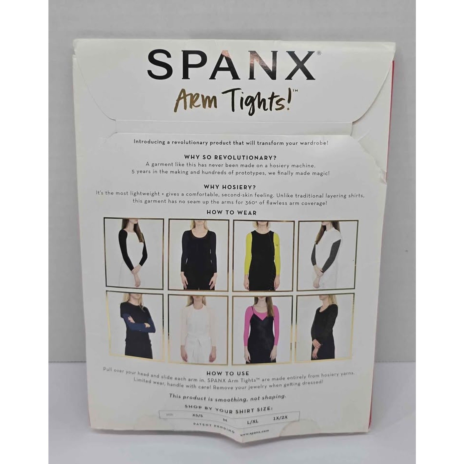 SPANX Arm Tights! Black Cable Knit XS/S