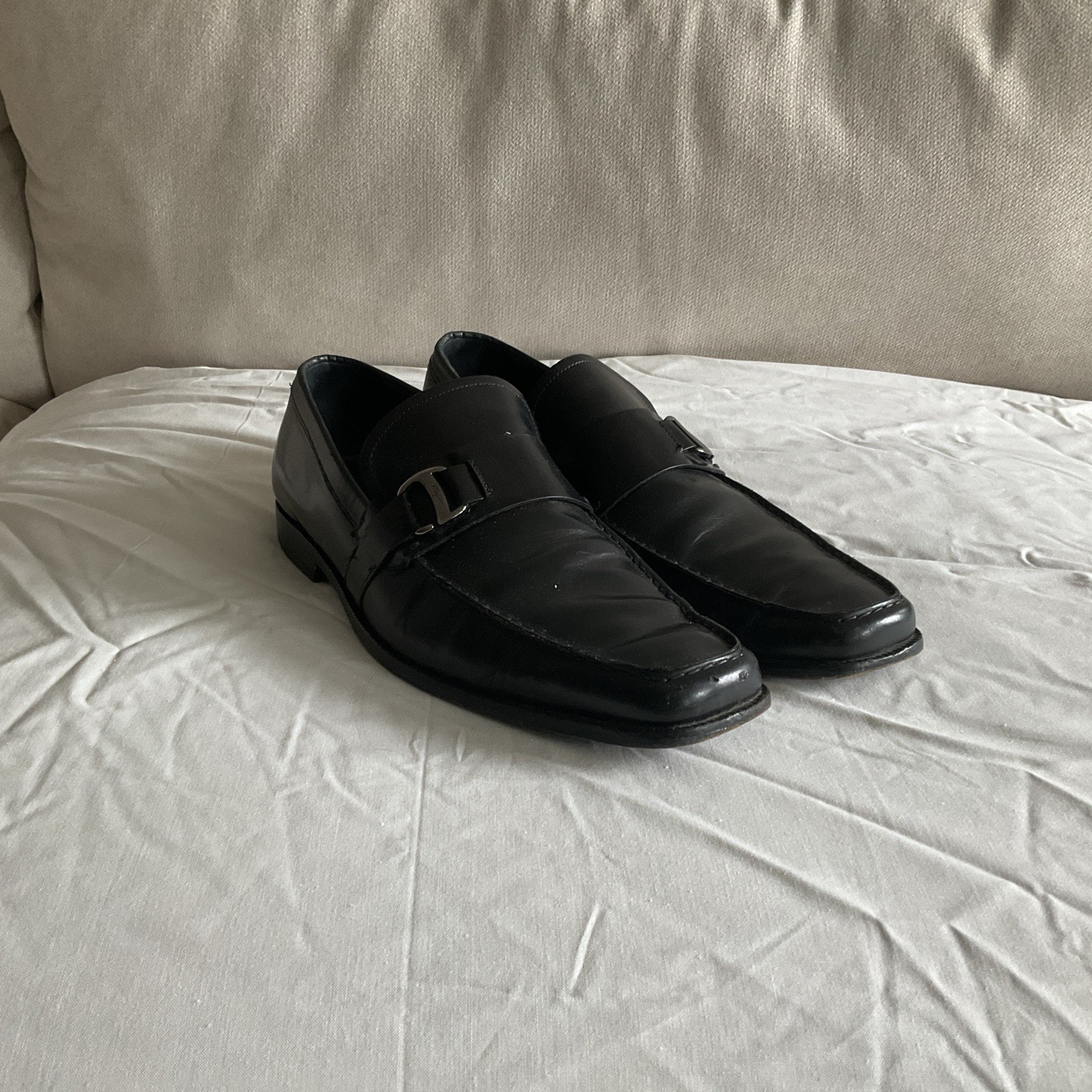 Salvatore Ferragamo Loafer, Size 11.5 EE – Black