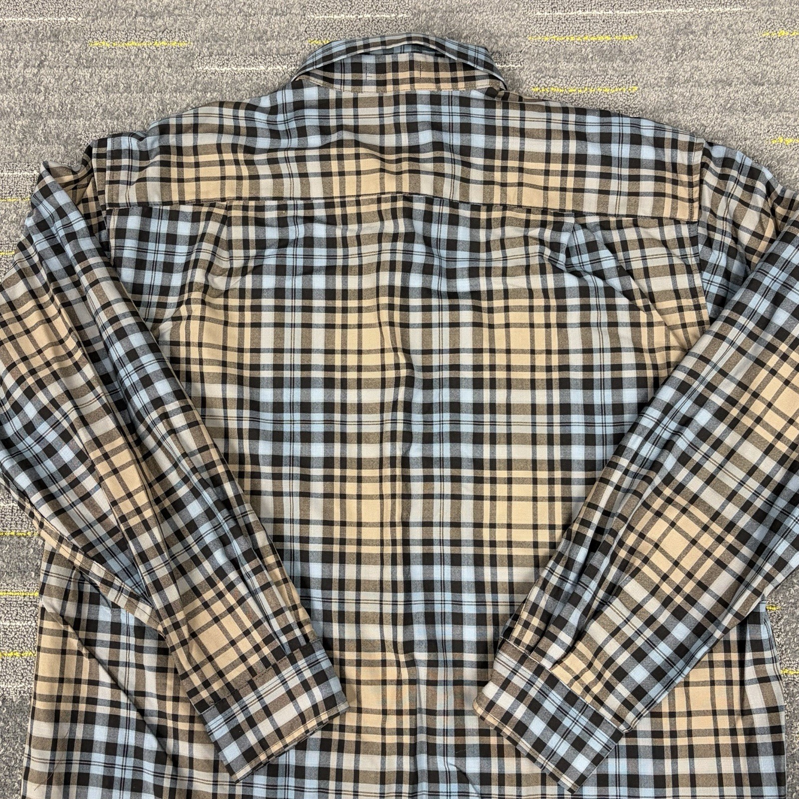 Pendleton Sir Pendleton Worsted Wool Tartan Plaid Shirt Men’s XL Long Sleeve