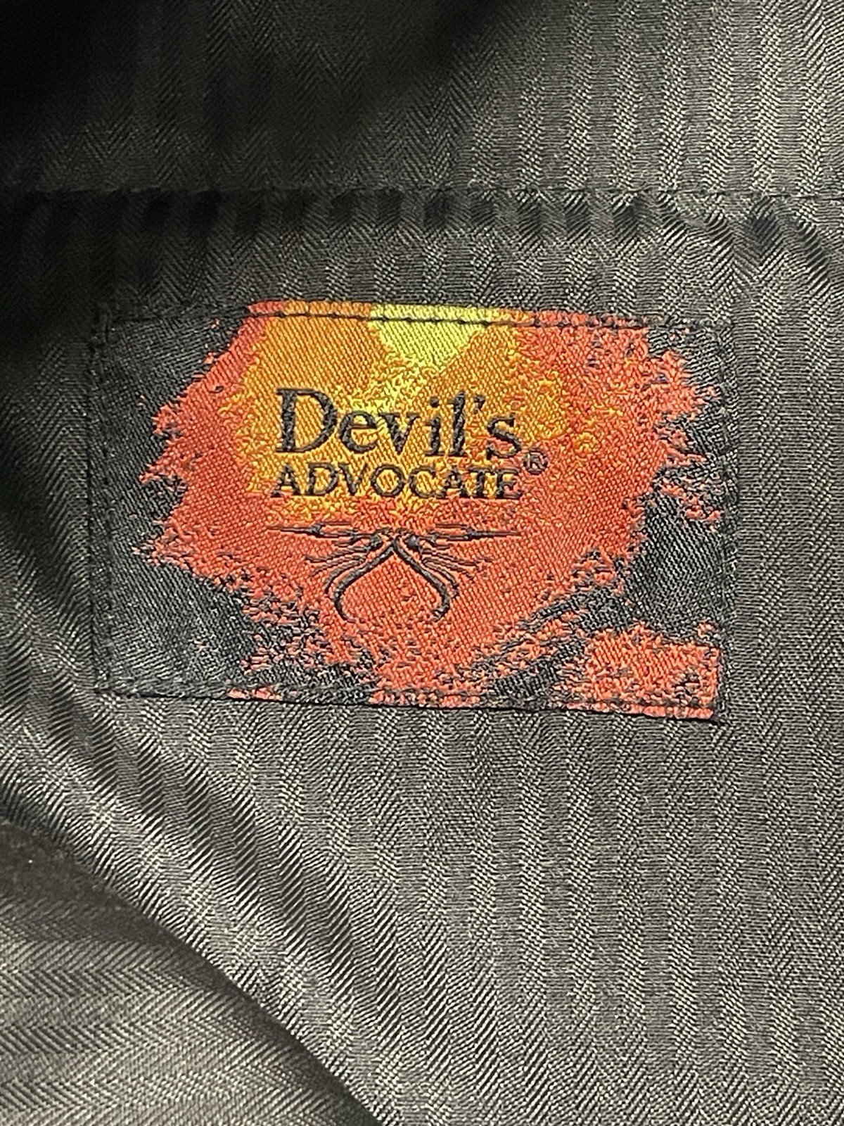 Devil’s Advocate Men’s Two Piece Suit Chest: 40 Pants 32×27 Tartan Wool/Poly Euc